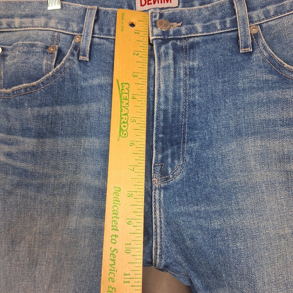 S.M.N. Denim The Hunter slim Jeans Redline Selvedge Mens 36x30 (36x29) USA MADE - Picture 8 of 11